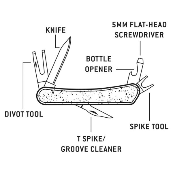 ابزار چندکاره Gentlemen’s Hardware Golfer’s Buddy - تصویر 3