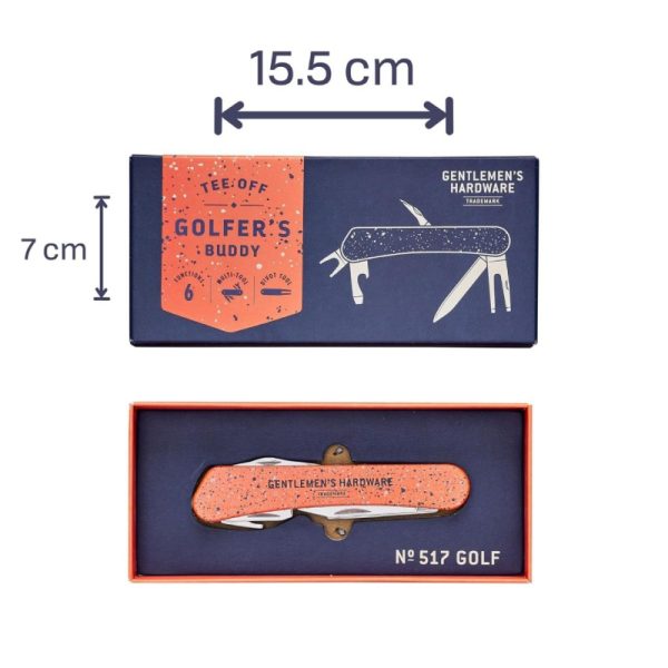 ابزار چندکاره Gentlemen’s Hardware Golfer’s Buddy - تصویر 4