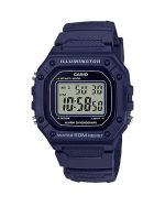 ساعت مچی دیجیتال کاسیو مدل W-218H-2AVDF ضد آب با بند رزین