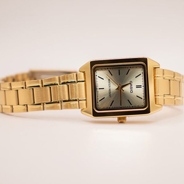 ساعت مچی عقربه ای زنانه کاسیو مدل LTP-V007G-9E با بند استیل