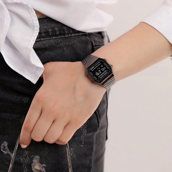 ساعت مچی مردانه تایمکس مدل CASIO-A168WGG-1B نوستالژی