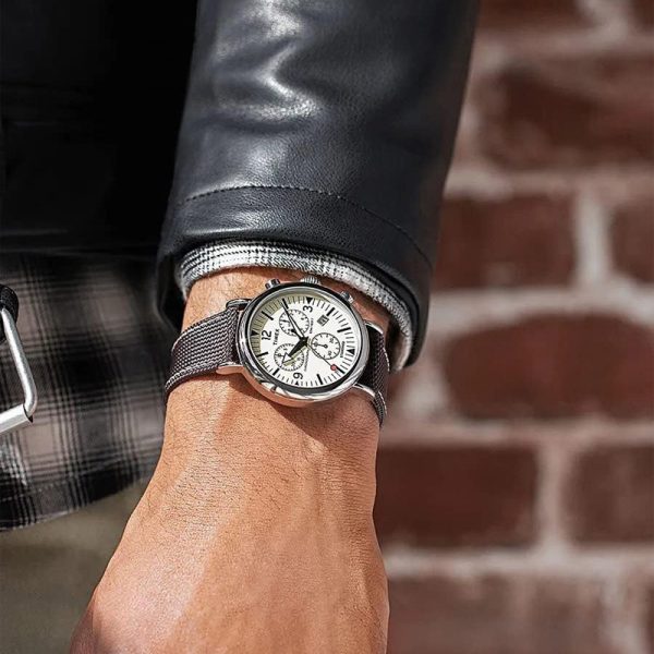 ساعت مچی مردانه تایمکس مدل TW2V43700 با بند برزنتی