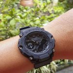 ساعت مچی مردانه کاسیو مدل GA-2200BB-1ADR با بند رزینی