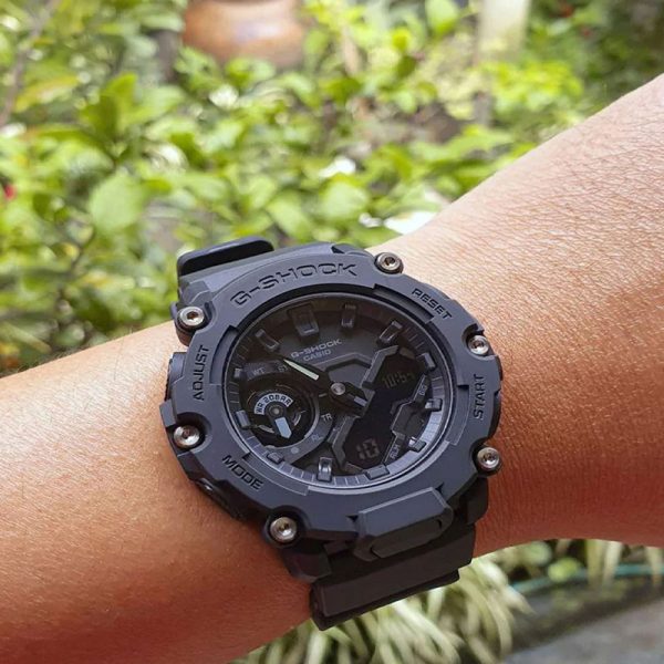 ساعت مچی مردانه کاسیو مدل GA-2200BB-1ADR با بند رزینی