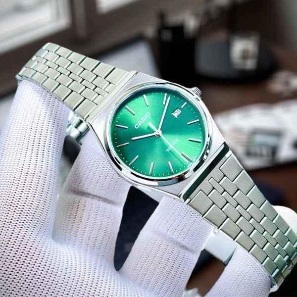 ساعت مچی مردانه کاسیو مدل MTP-B145D-3AVDF بند استیل