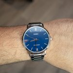 ساعت مچی مردانه کاسیو مدل MTP-VT01D-2BUDF با بند استیل ضد زنگ