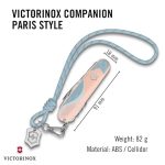 چاقوی ارتش سوئیس ویکتورینوکس مدل پاریس، صورتی (9.1 سانتی‌متر)، ABS/Cellidor Scale