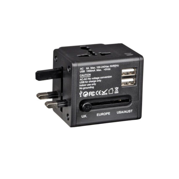 آداپتور مسافرتی ونگر Universal Travel adapter & USB Charger