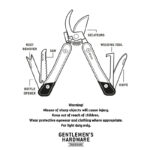 ابزار چندکاره باغبانی جنتلمنز هاردور مدل 6 in 1 Garden Tool