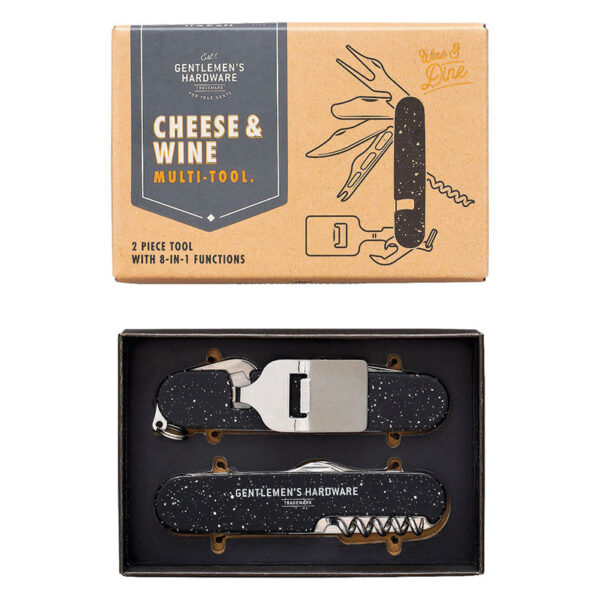 ابزار چندکاره پنیر و نوشیدنی جنتلمنز هاردور مدل Cheeses & Wine Multi-Tool