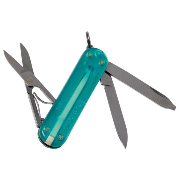 چاقو چندکاره ویکتورینوکس مدل Classic SD Transparent رفرنس 0.6223.T24G