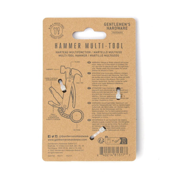 چکش چند کاره جنتلمن هاردور مدل Hammer Multi Tools - Image 3