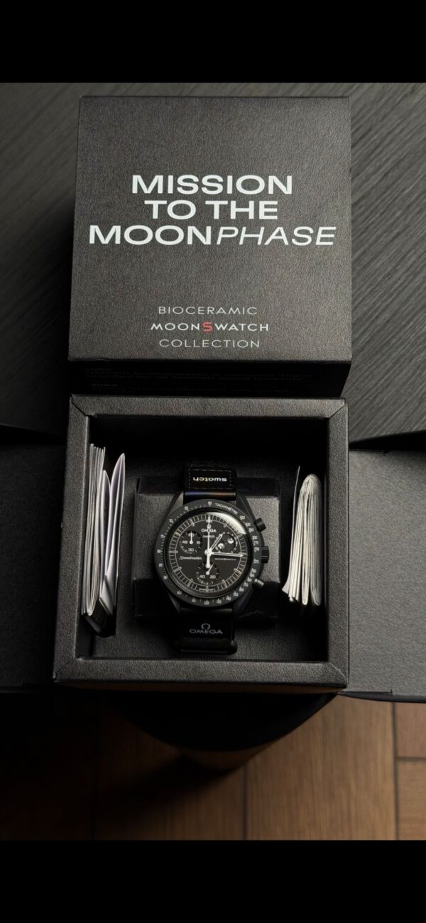 ساعت امگا سواچ مدل MISSION TO THE MOONPHASE
