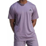 تیشرت آدیداس مدل mens train essentials camo graphic T-shirte purple