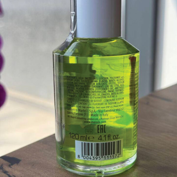دهان شویه مارویس مدل SPEARMINT MOUTHWASH 120 ml