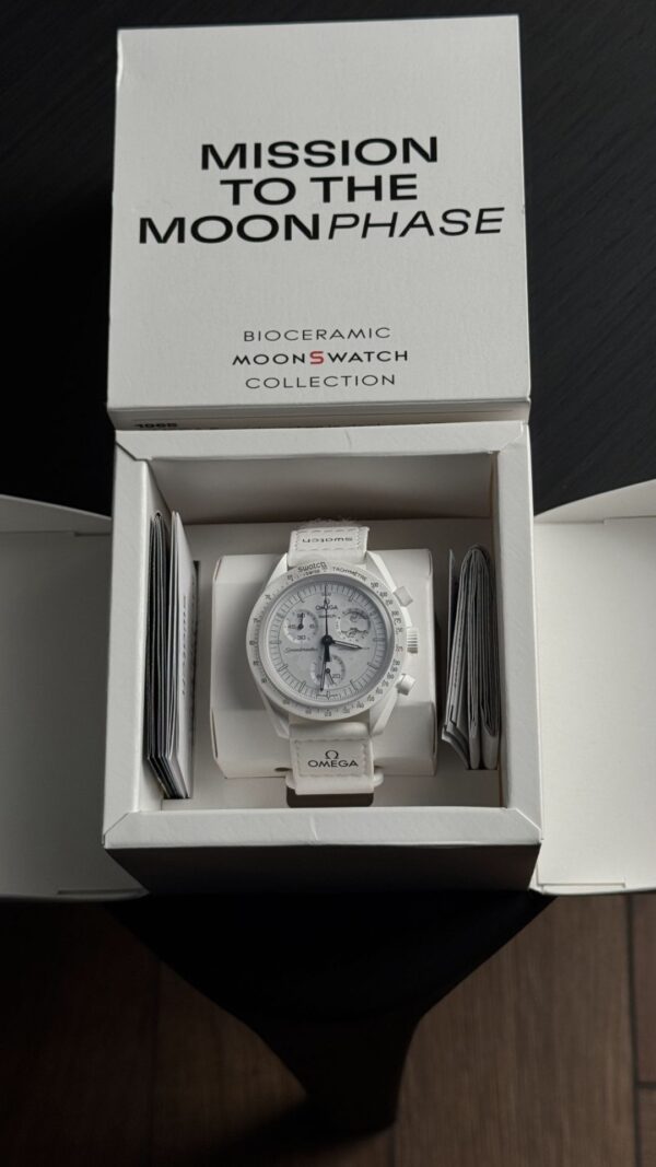 ساعت امگا سواچ مدل MISSION TO MOONPHASE - SO33W700