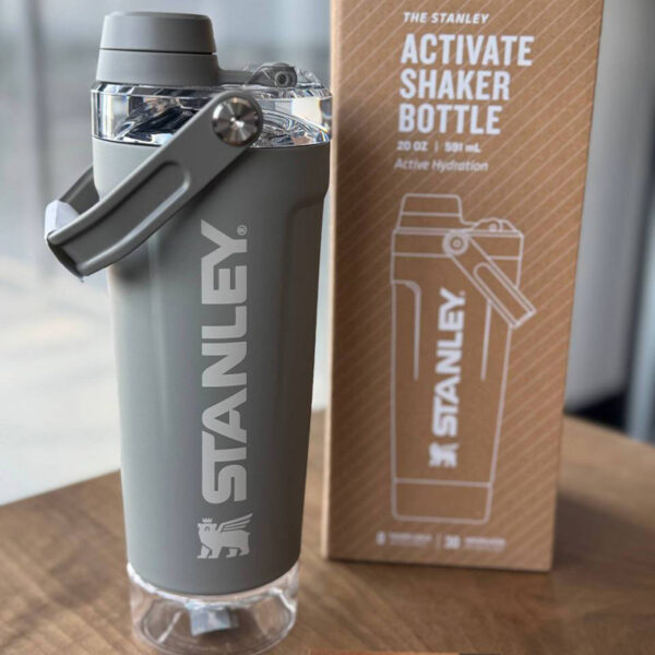 شیکر استنلی مدل Activate Shaker Bottle - طوسی