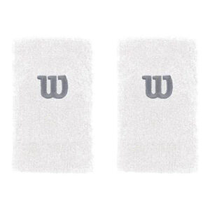 مچ بند ویلسون مدل EXTRA WIDE WRISTBAND WHITE 2PACK