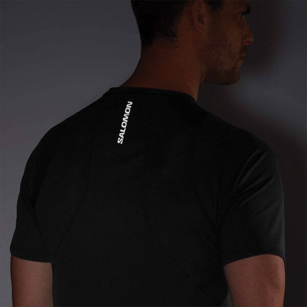 تیشرت سالومون مدل SENSE AERO SS TEE M DEEF BLACK - Image 2