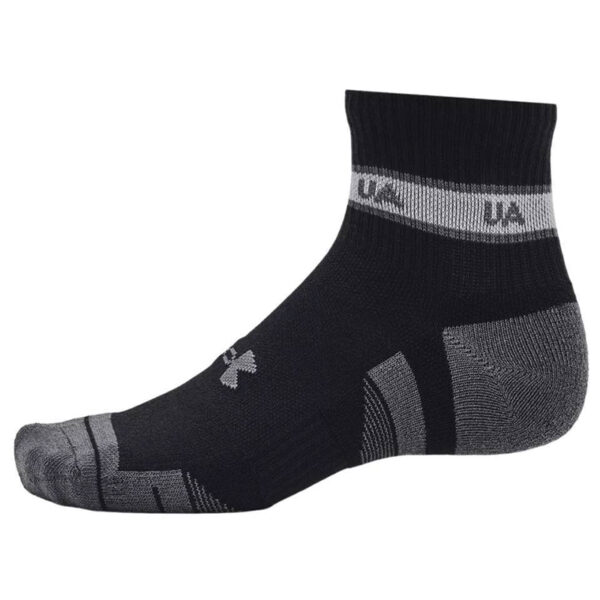 جوراب سه عددی مردانه آندرآرمور مدل Socks Under Armour UA Perf Tech Nvlty 3pk Qtr