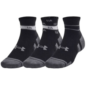 جوراب سه عددی مردانه آندرآرمور مدل Socks Under Armour UA Perf Tech Nvlty 3pk Qtr