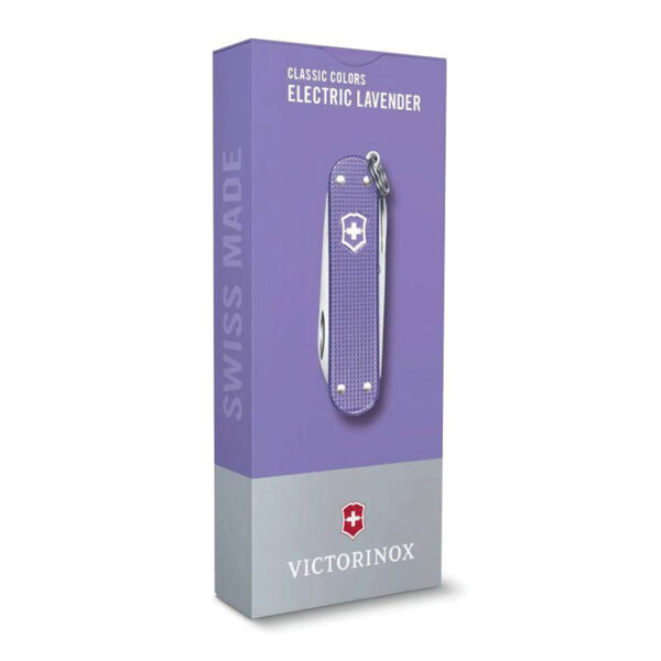 چاقو ویکتورینوکس مدل CLASSIC SD ALOX Electric Lavender رفرنس 0.6221.223g - Image 2