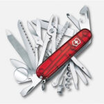چاقو ویکتورینوکس مدل SWISS CHAMP Red Trans رفرنس 1.6795.T