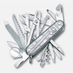 چاقو ویکتورینوکس مدل SWISS CHAMP Silver Tech رفرنس 1.6794.T7