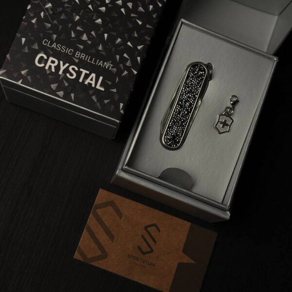 چاقو چندکاره ویکتورینوکس مدل CLASSIC SD BRILLIANT CRYSTAL رفرنس 0.6221.35