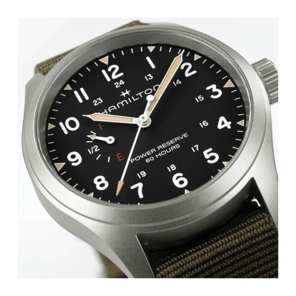 ساعت همیلتون مدل Mechanical Power Reserve 40mm Black Dial رفرنس H69509930 - Image 2