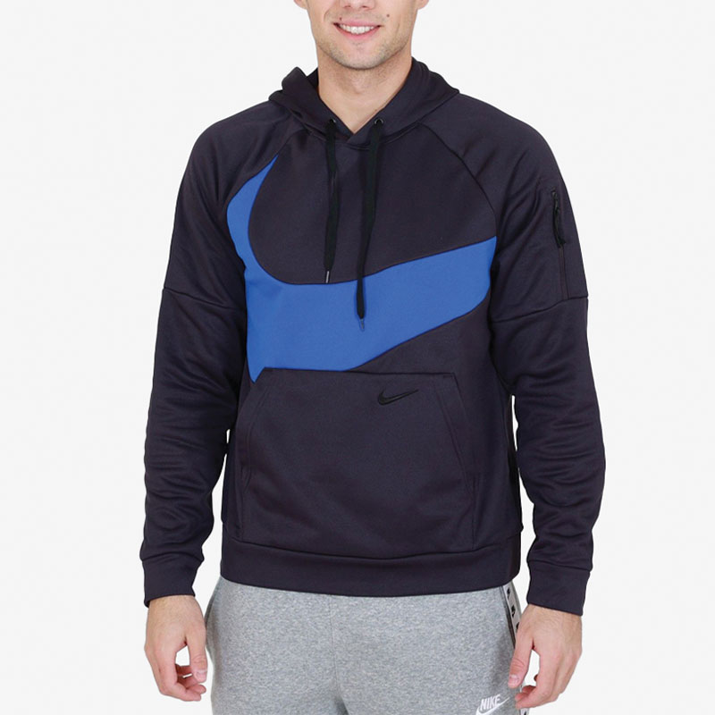 هودی-مردانه-نایک-مدل-Men's-ThermaFIT-Swoosh-Pullover-Fitness هودی مردانه نایک مدل Men's ThermaFIT Swoosh Pullover Fitness