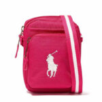 کیف رودوشی رالف لورن مدل polo ralph lauren Logo Embroidered Crossbody Bag in