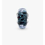 آویزی خاص پاندورا مدل Wavy Dark Blue Murano Glass Ocean