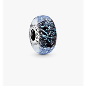 آویزی خاص پاندورا مدل Wavy Dark Blue Murano Glass Ocean