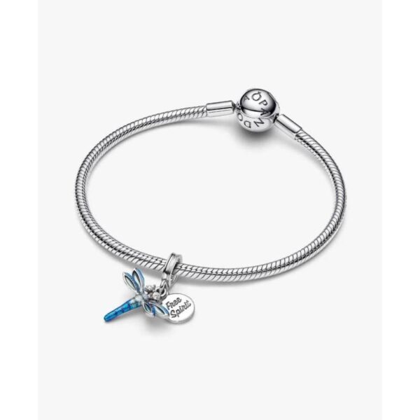 پلاک سنجاقک پاندورا مدل Double Dangle Dragonfly Charm 793745c01