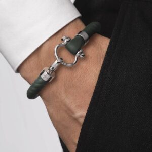 دستبند امگا سبز مدل Aqua Sailing
