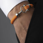 دستبند امگا نارنجی مدل Aqua Sailing