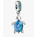 پلاک لاک‌پشت پاندورا مدل Murano Glass Sea