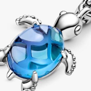 پلاک لاک‌پشت پاندورا مدل Murano Glass Sea
