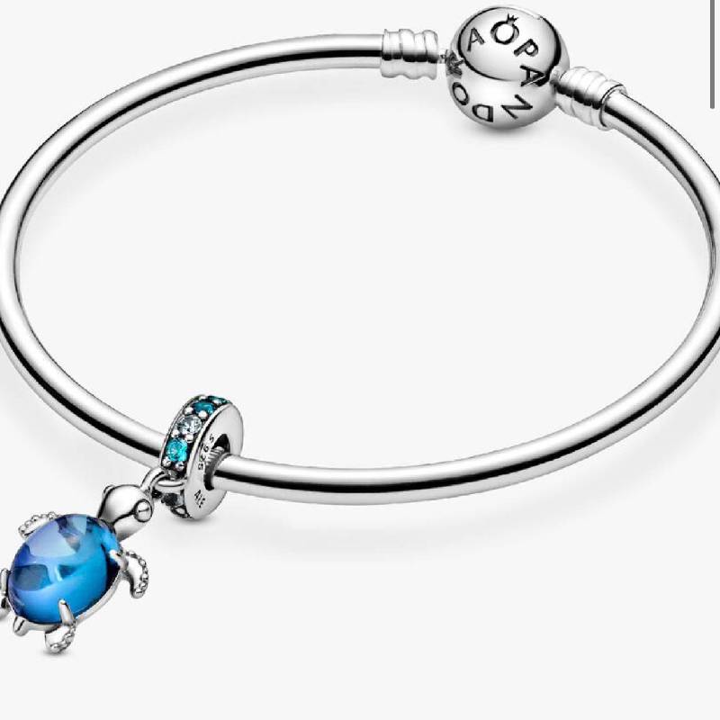 پلاک لاکپشت پاندورا مدل Murano Glass Sea 798939c01