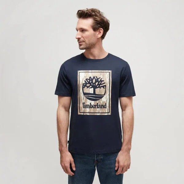 تیشرت مردانه تیمبرلند مدل Camo Print