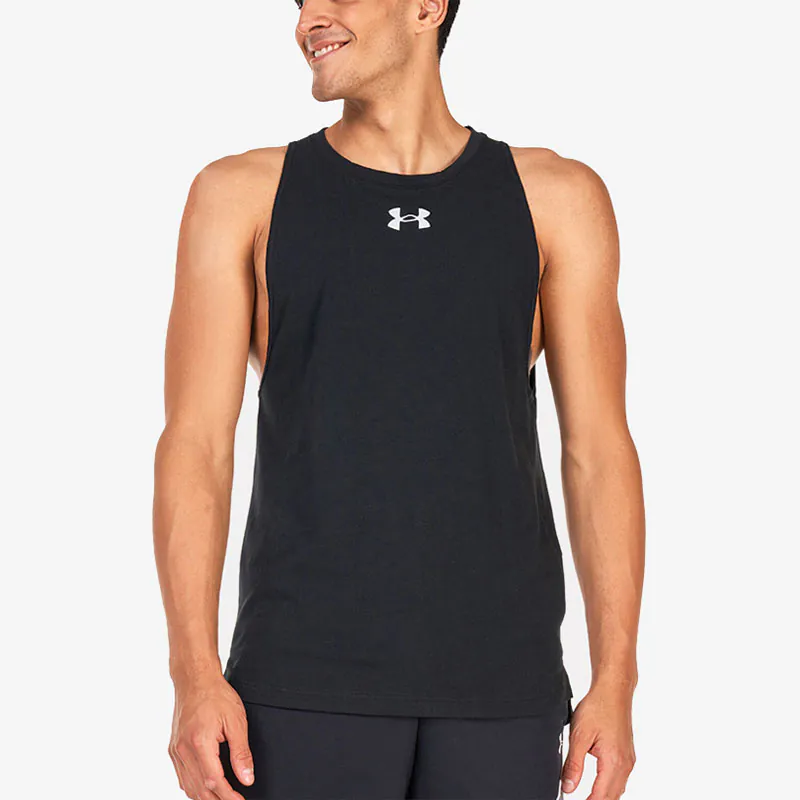 رکابی-مردانه-آندرآرمور-مدل-Men's-Baseline-Cotton-Tank رکابی مردانه آندرآرمور مدل Men's Baseline Cotton Tank