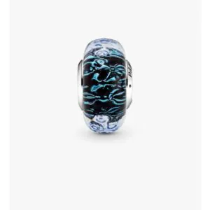 آویزی خاص پاندورا مدل Wavy Dark Blue Murano Glass Ocean